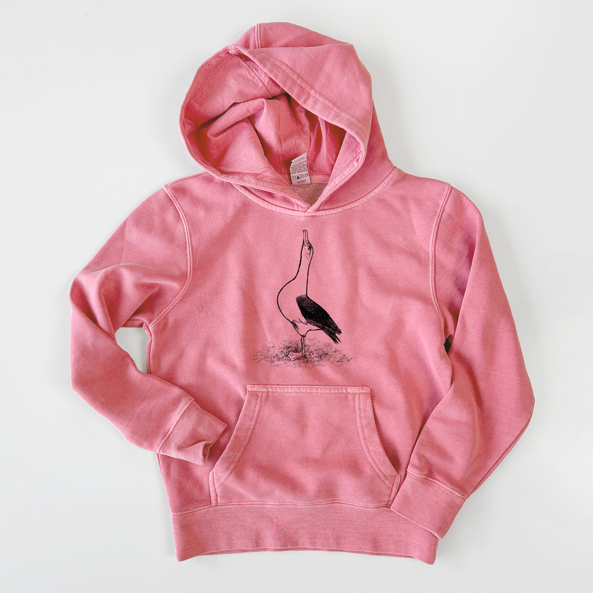 Diomedea exulans - Wandering Albatross - Youth Pigment Dyed Hoodie