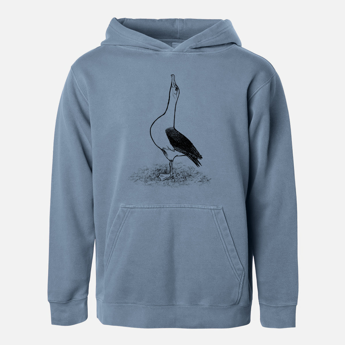 Diomedea exulans - Wandering Albatross - Youth Pigment Dyed Hoodie