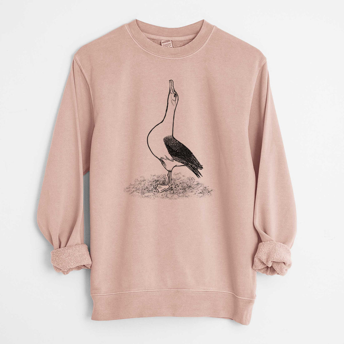 Diomedea exulans - Wandering Albatross - Unisex Pigment Dyed Crew Sweatshirt