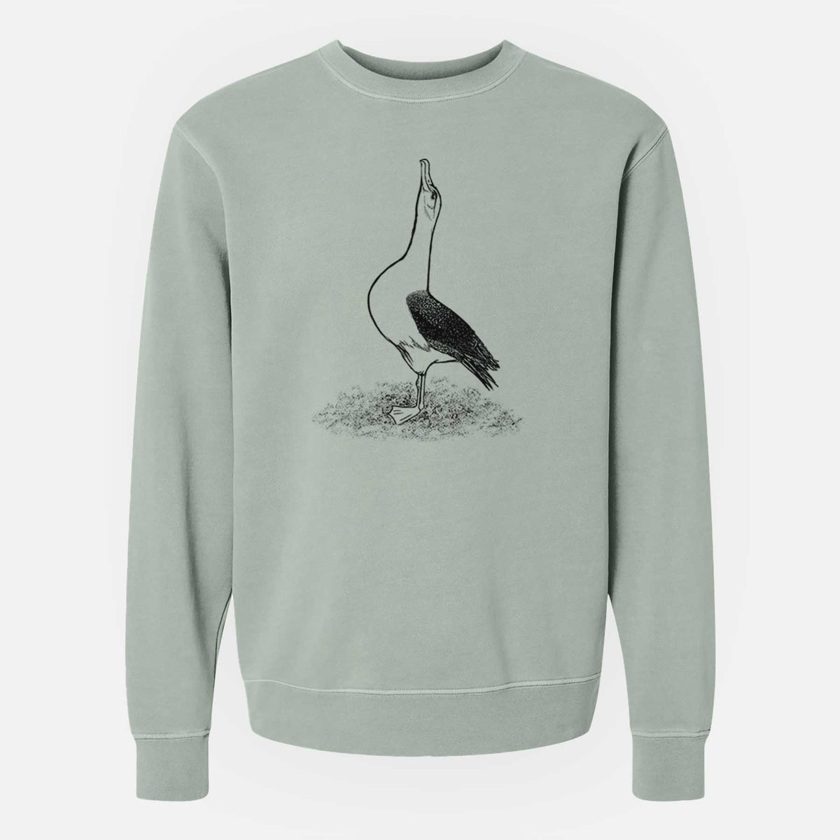 Diomedea exulans - Wandering Albatross - Unisex Pigment Dyed Crew Sweatshirt