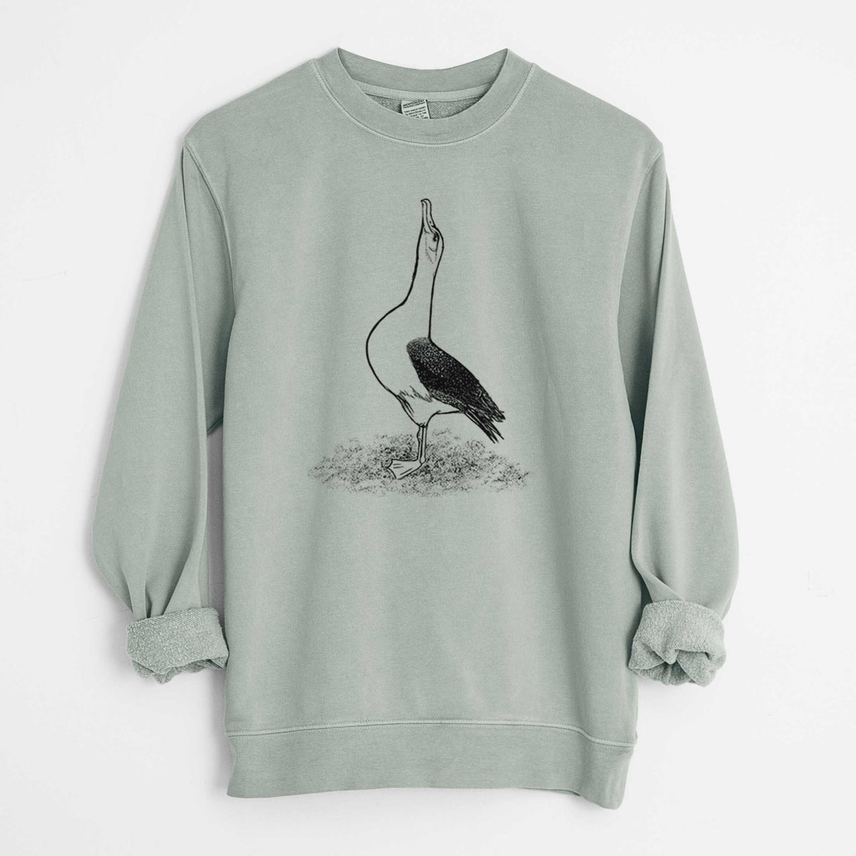 Diomedea exulans - Wandering Albatross - Unisex Pigment Dyed Crew Sweatshirt