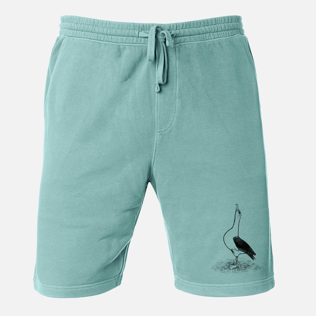 Diomedea exulans - Wandering Albatross - Unisex Pigment Dyed Shorts