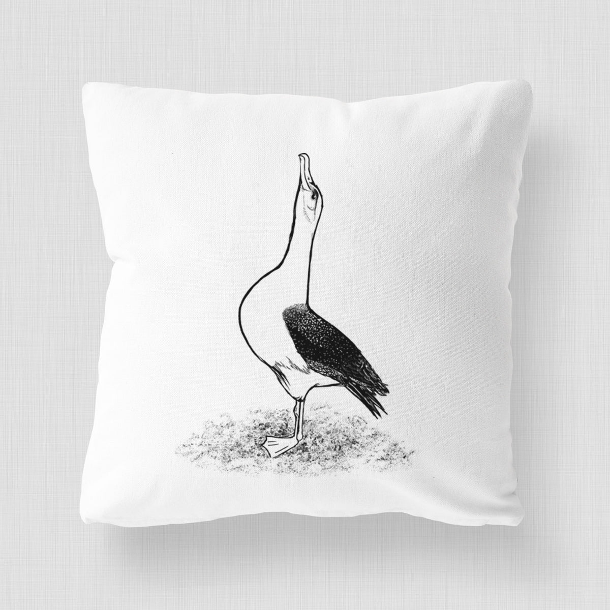 Diomedea exulans - Wandering Albatross - Throw Pillow Cover