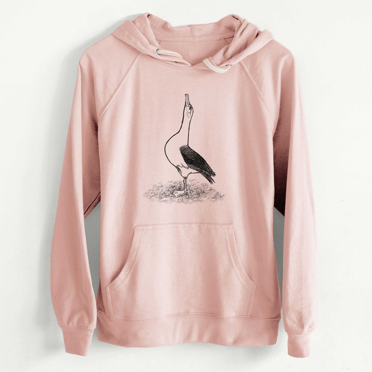 CLEARANCE - Diomedea exulans - Wandering Albatross  - Unisex Slim Fit Loopback Terry Hoodie