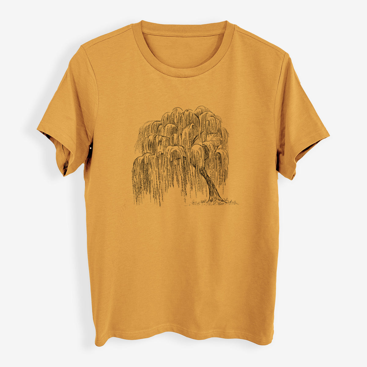 Weeping Willow - Salix babylonica - Womens Everyday Maple Tee