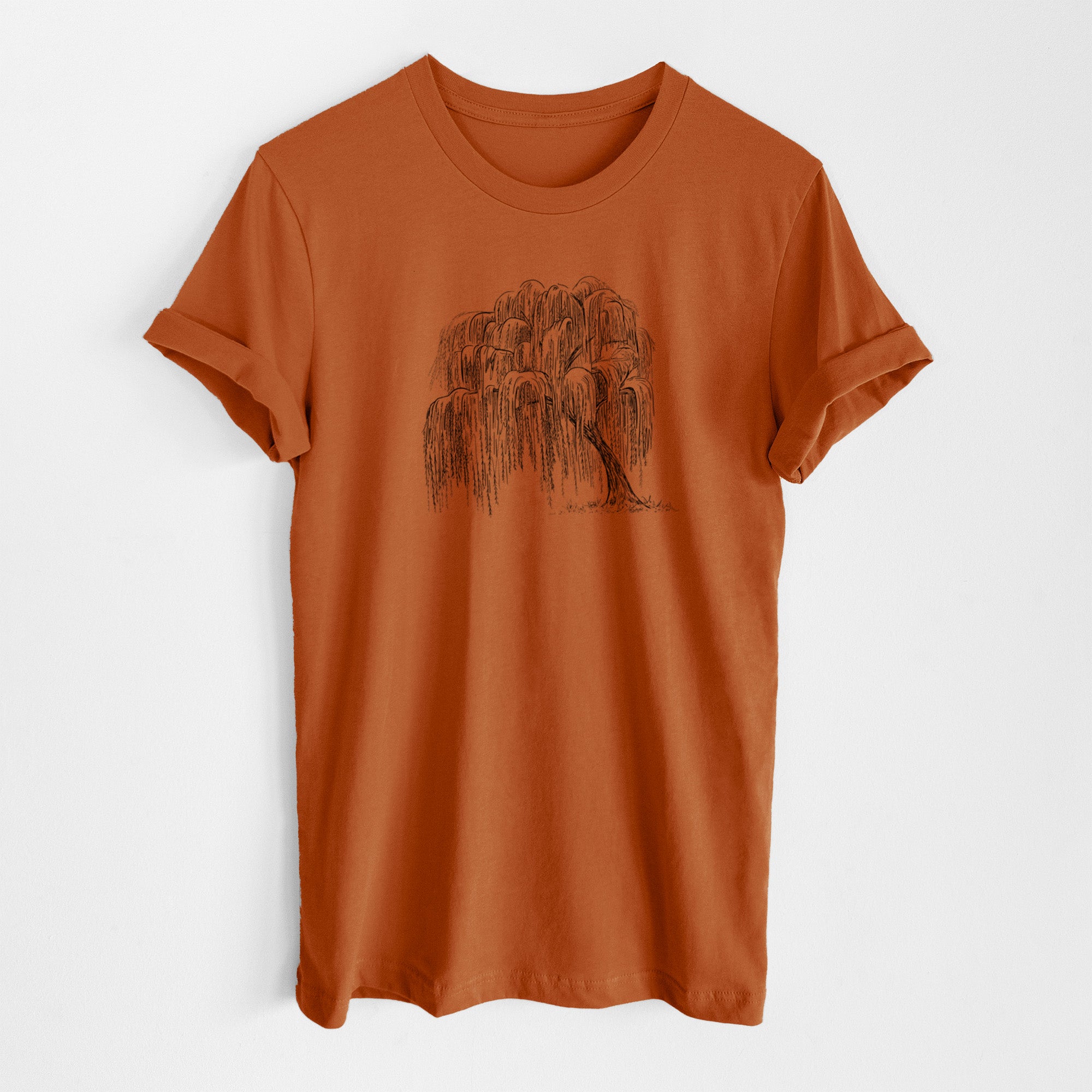 Weeping Willow - Salix babylonica - Lightweight 100% Cotton Unisex Crewneck