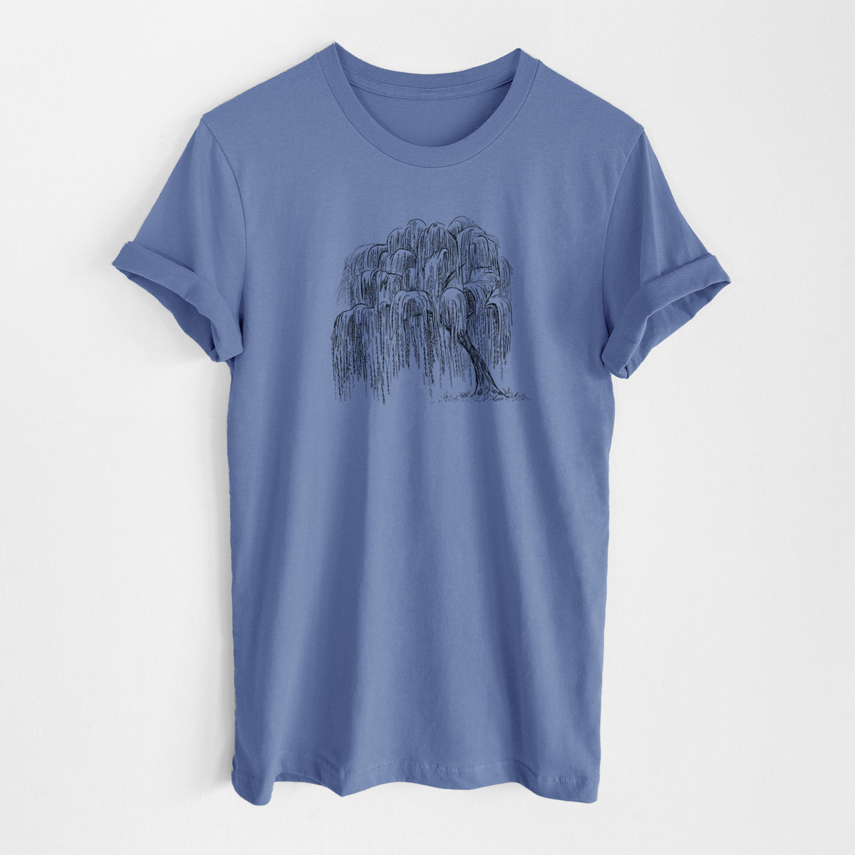 Weeping Willow - Salix babylonica - Lightweight 100% Cotton Unisex Crewneck