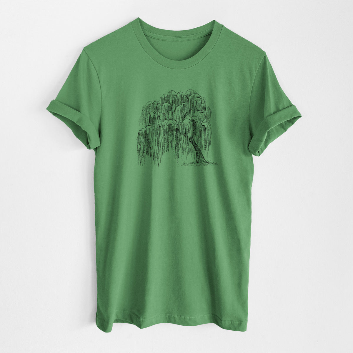 Weeping Willow - Salix babylonica - Lightweight 100% Cotton Unisex Crewneck