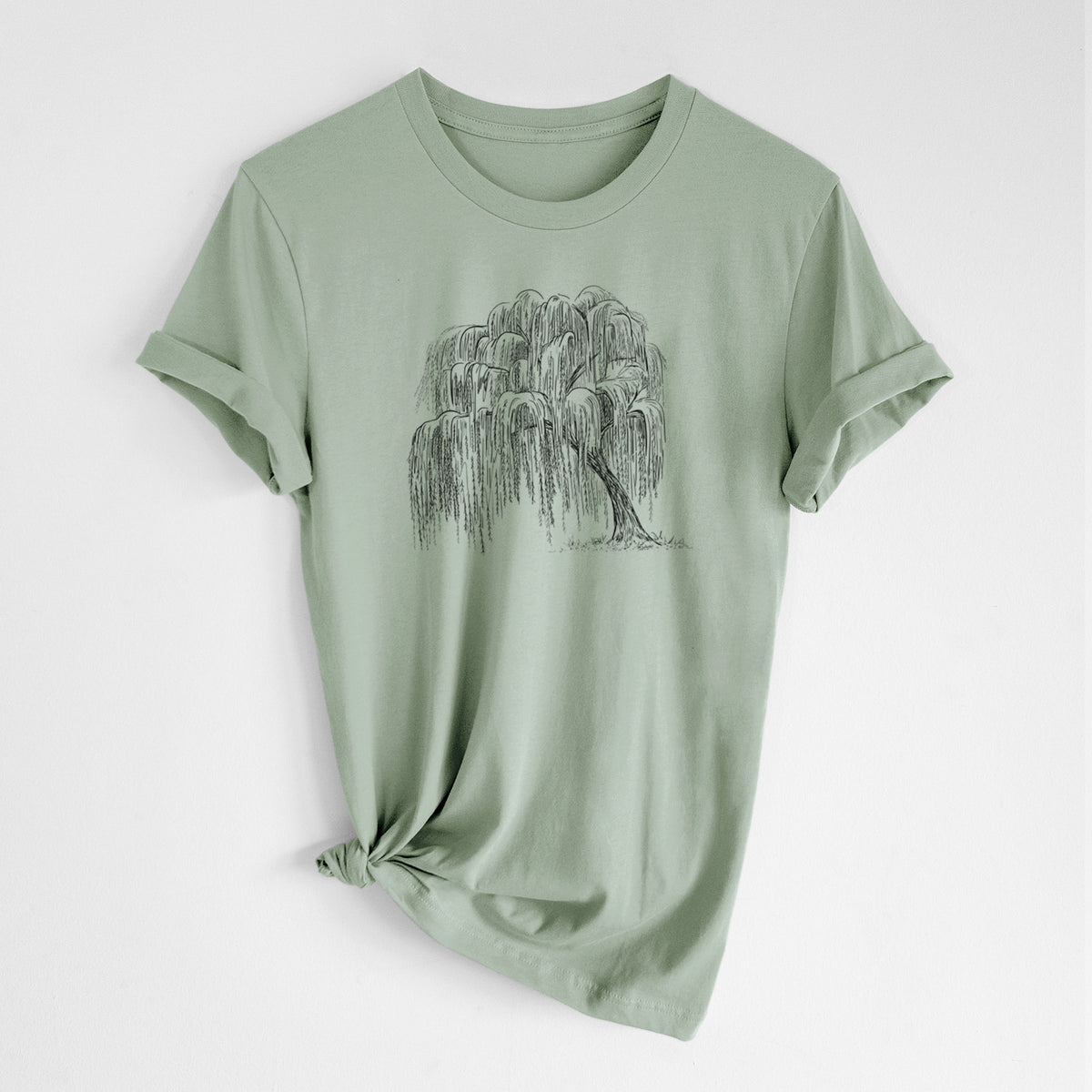 Weeping Willow - Salix babylonica - Lightweight 100% Cotton Unisex Crewneck