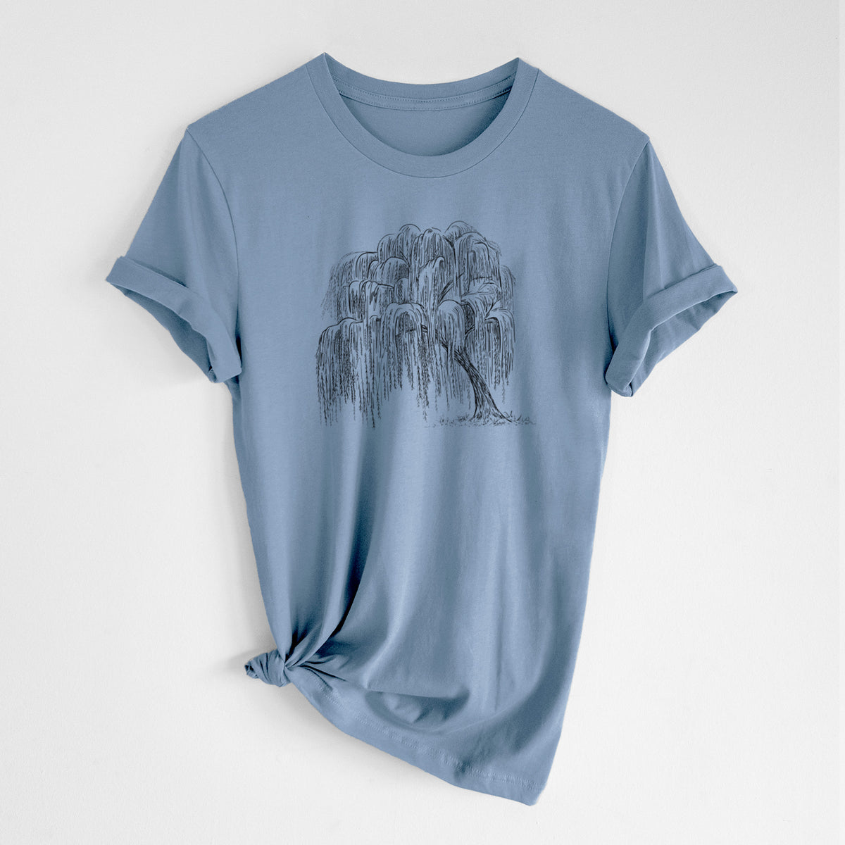 Weeping Willow - Salix babylonica - Lightweight 100% Cotton Unisex Crewneck