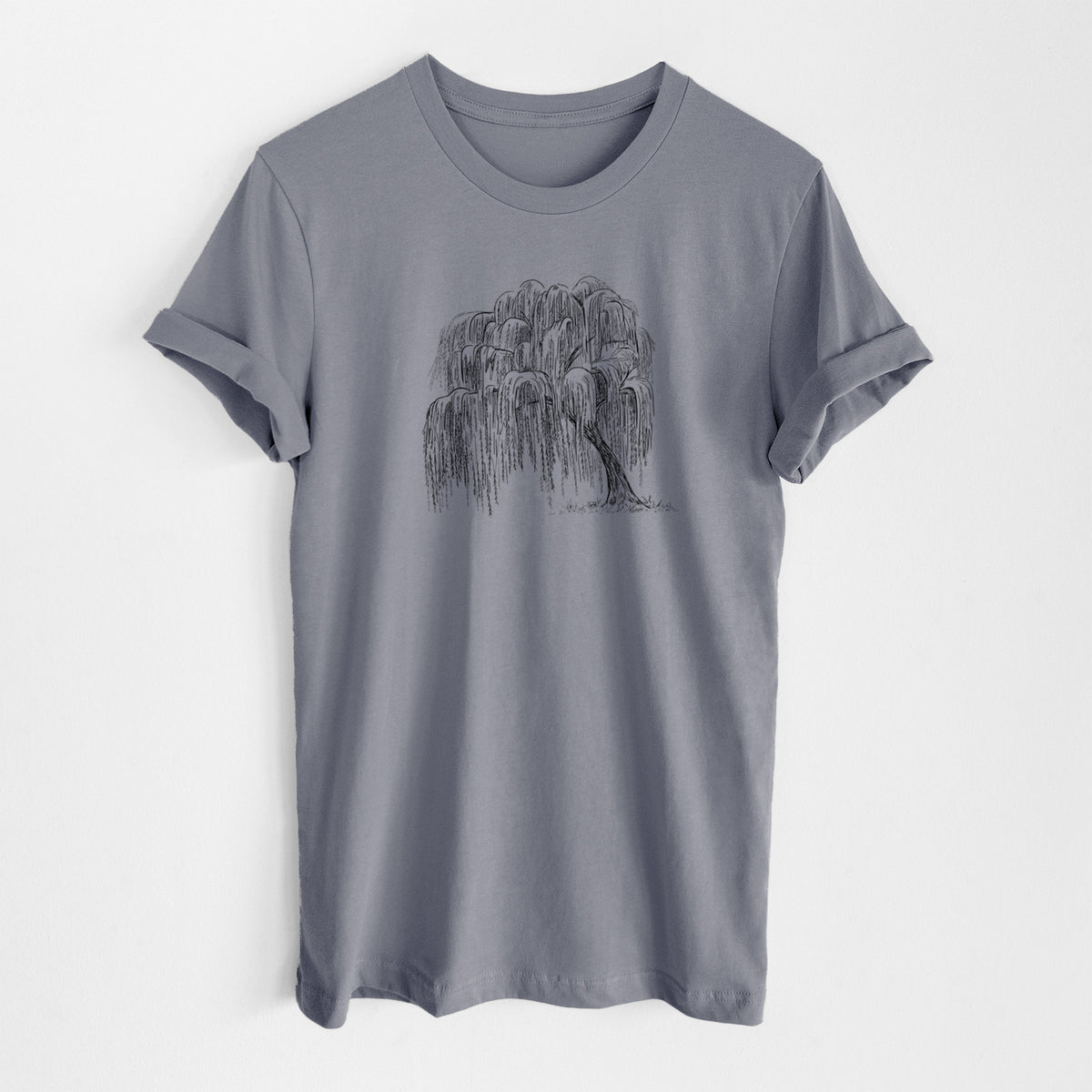 Weeping Willow - Salix babylonica - Lightweight 100% Cotton Unisex Crewneck