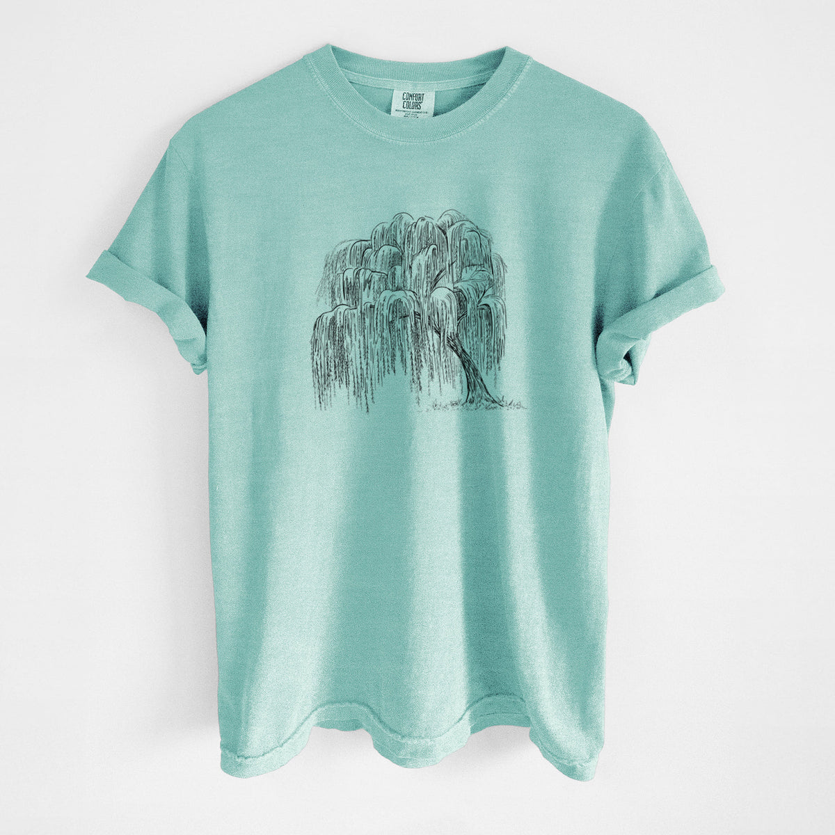 Weeping Willow - Salix babylonica - Unisex Comfort Colors Garment-Dyed Heavyweight T-shirt