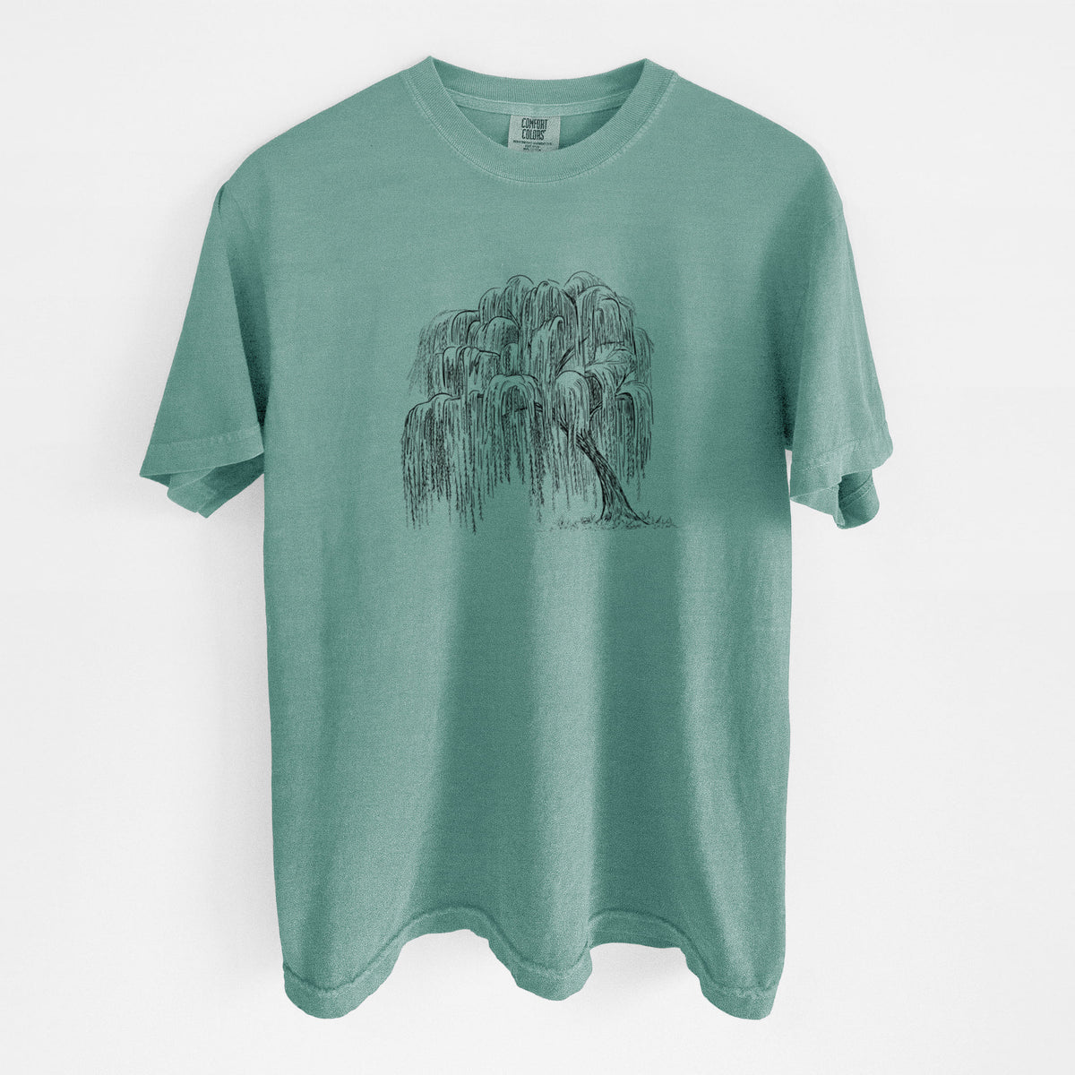 Weeping Willow - Salix babylonica - Unisex Comfort Colors Garment-Dyed Heavyweight T-shirt