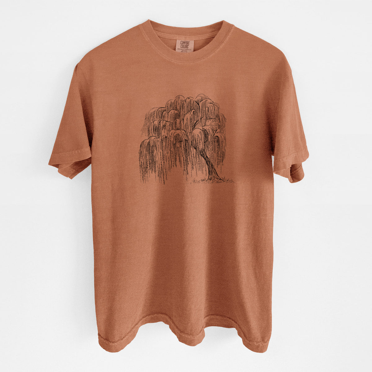 Weeping Willow - Salix babylonica - Unisex Comfort Colors Garment-Dyed Heavyweight T-shirt