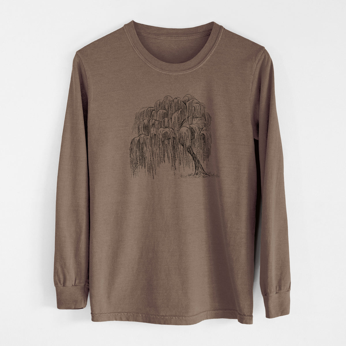 Weeping Willow - Salix babylonica - Unisex Comfort Colors 100% Cotton Long Sleeve