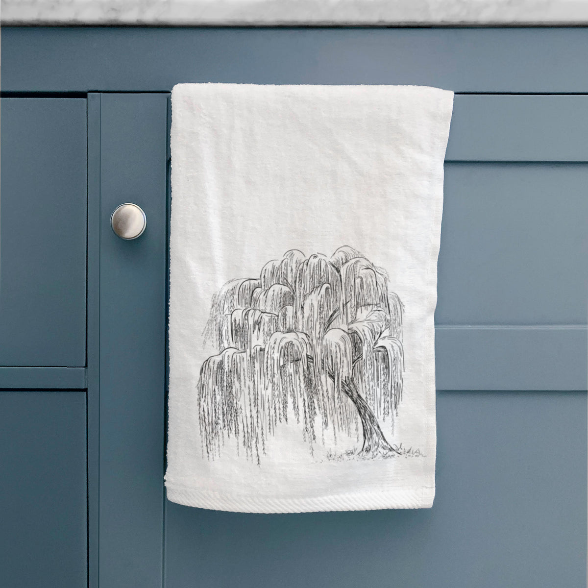 Weeping Willow - Salix babylonica Premium Decorative Hand Towel