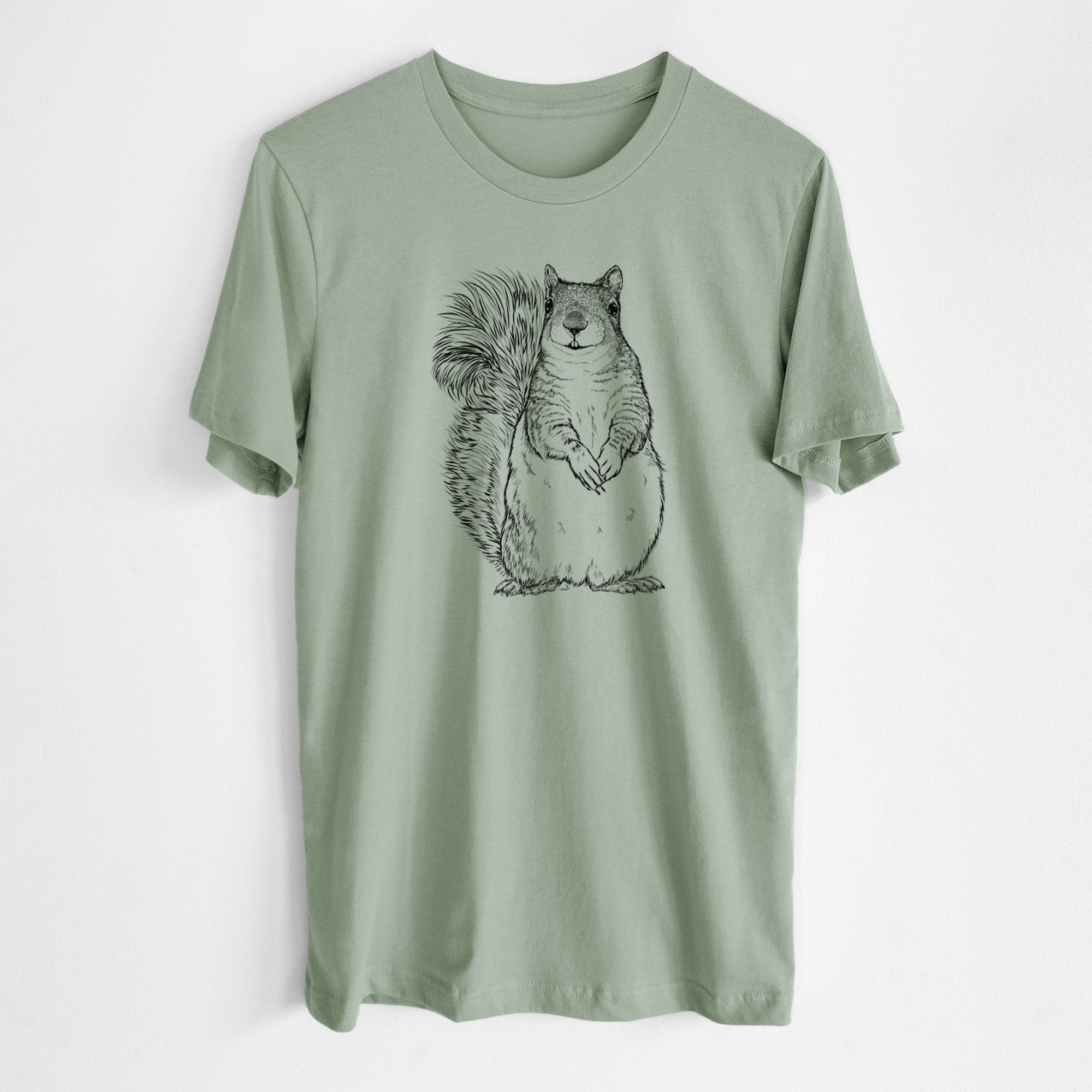 Western Grey Squirrel - Sciurus griseus - Lightweight 100% Cotton Unisex Crewneck