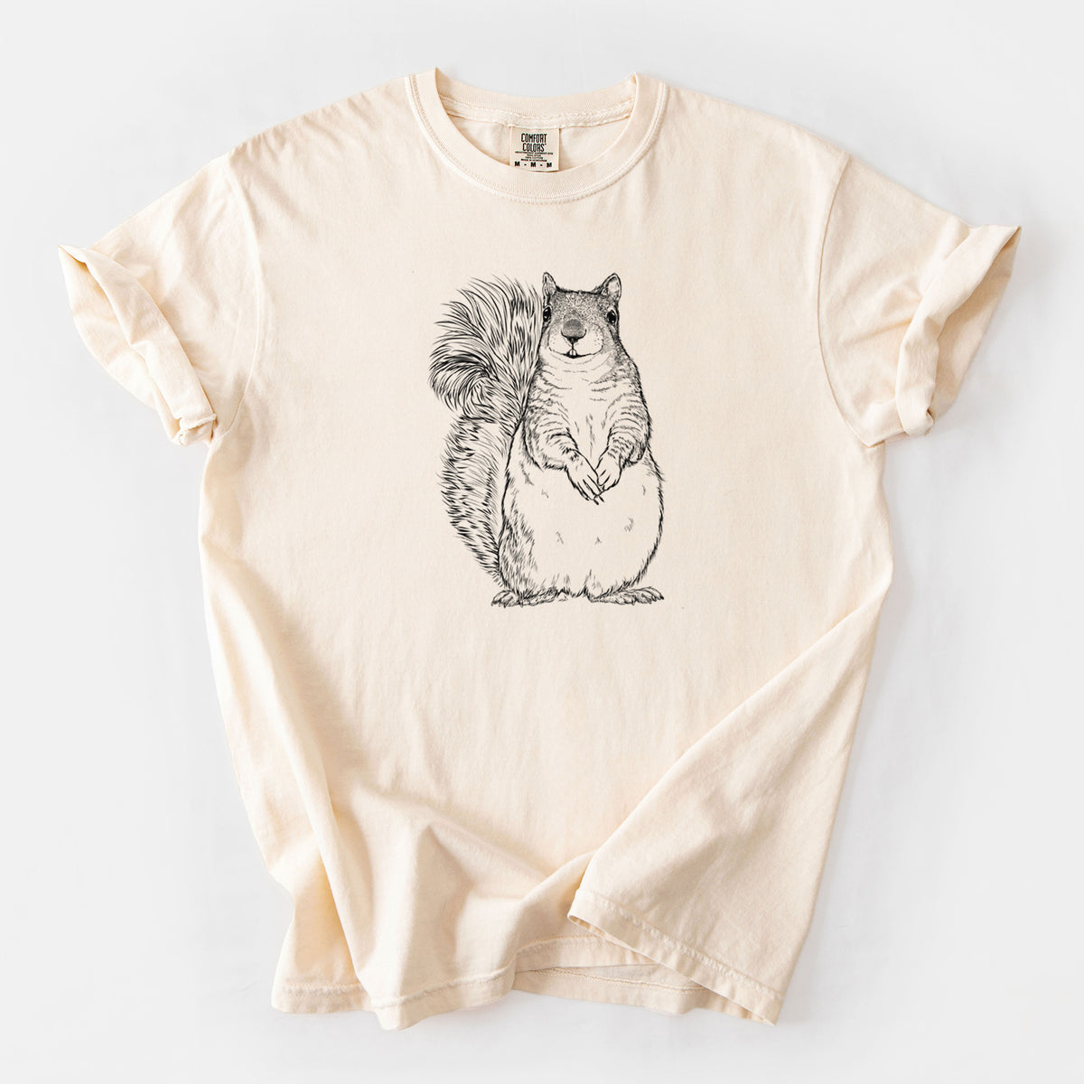 Western Grey Squirrel - Sciurus griseus - Unisex Comfort Colors Garment-Dyed Heavyweight T-shirt