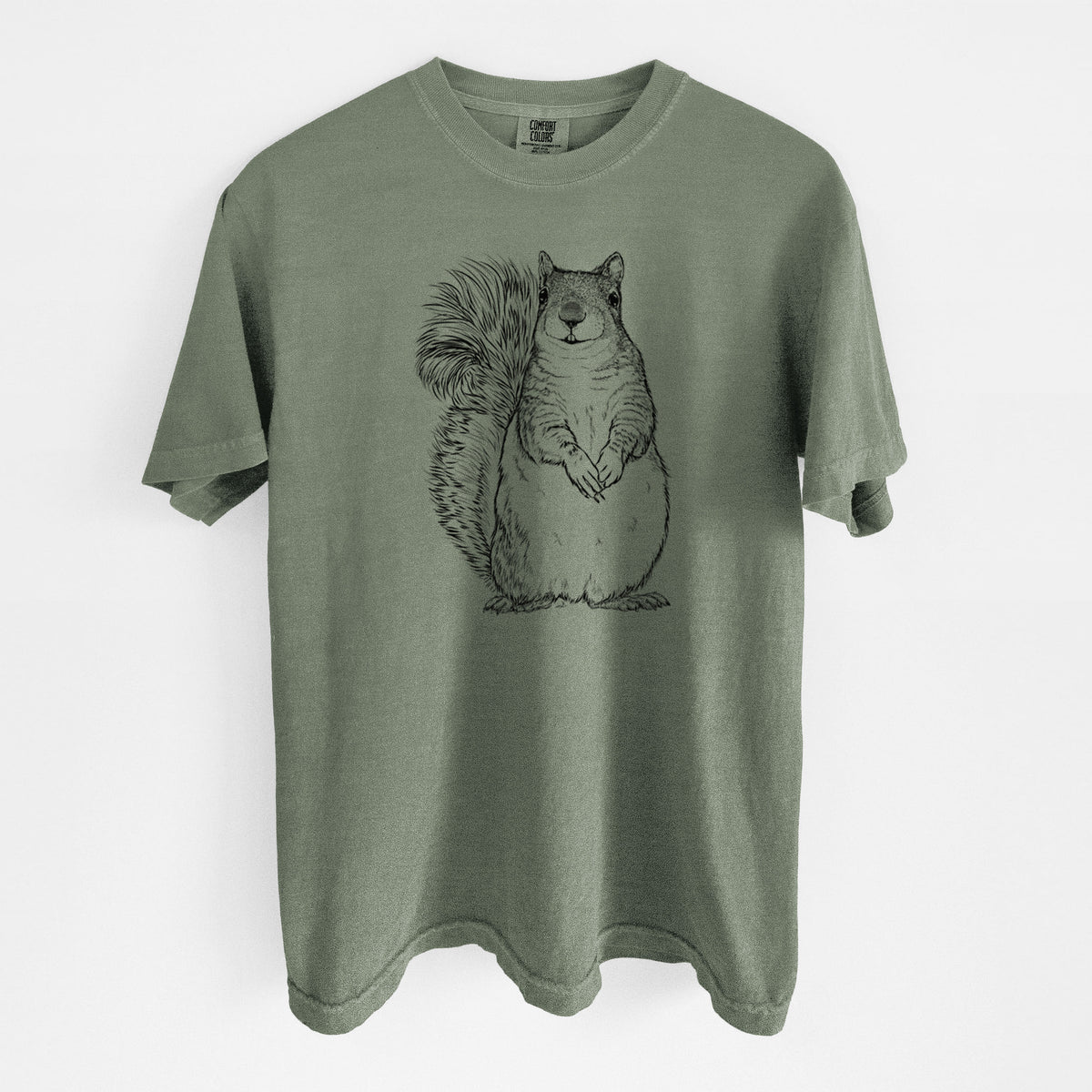 Western Grey Squirrel - Sciurus griseus - Unisex Comfort Colors Garment-Dyed Heavyweight T-shirt