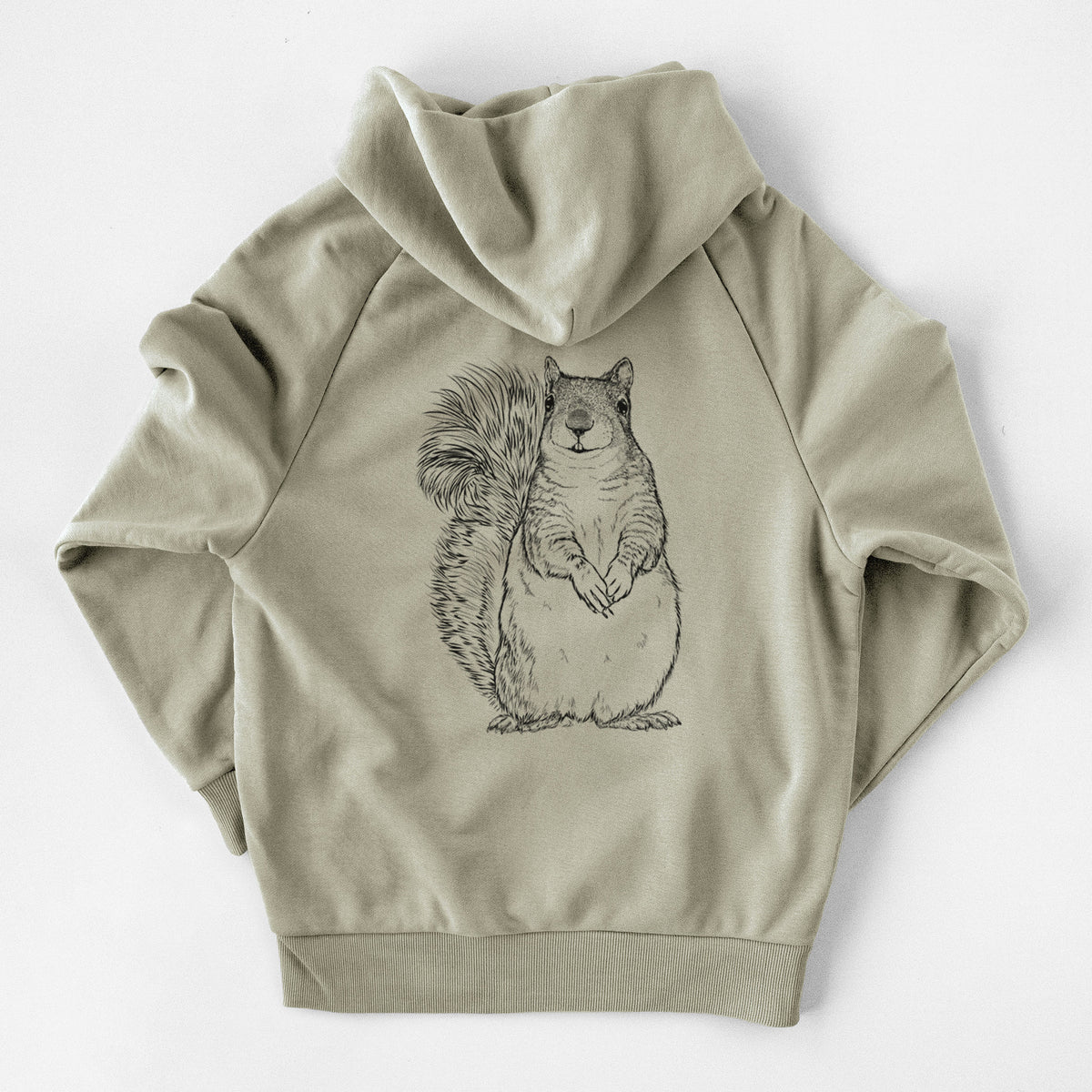 Western Grey Squirrel - Sciurus griseus - UltraLuxe Heavyweight French Terry Hoodie