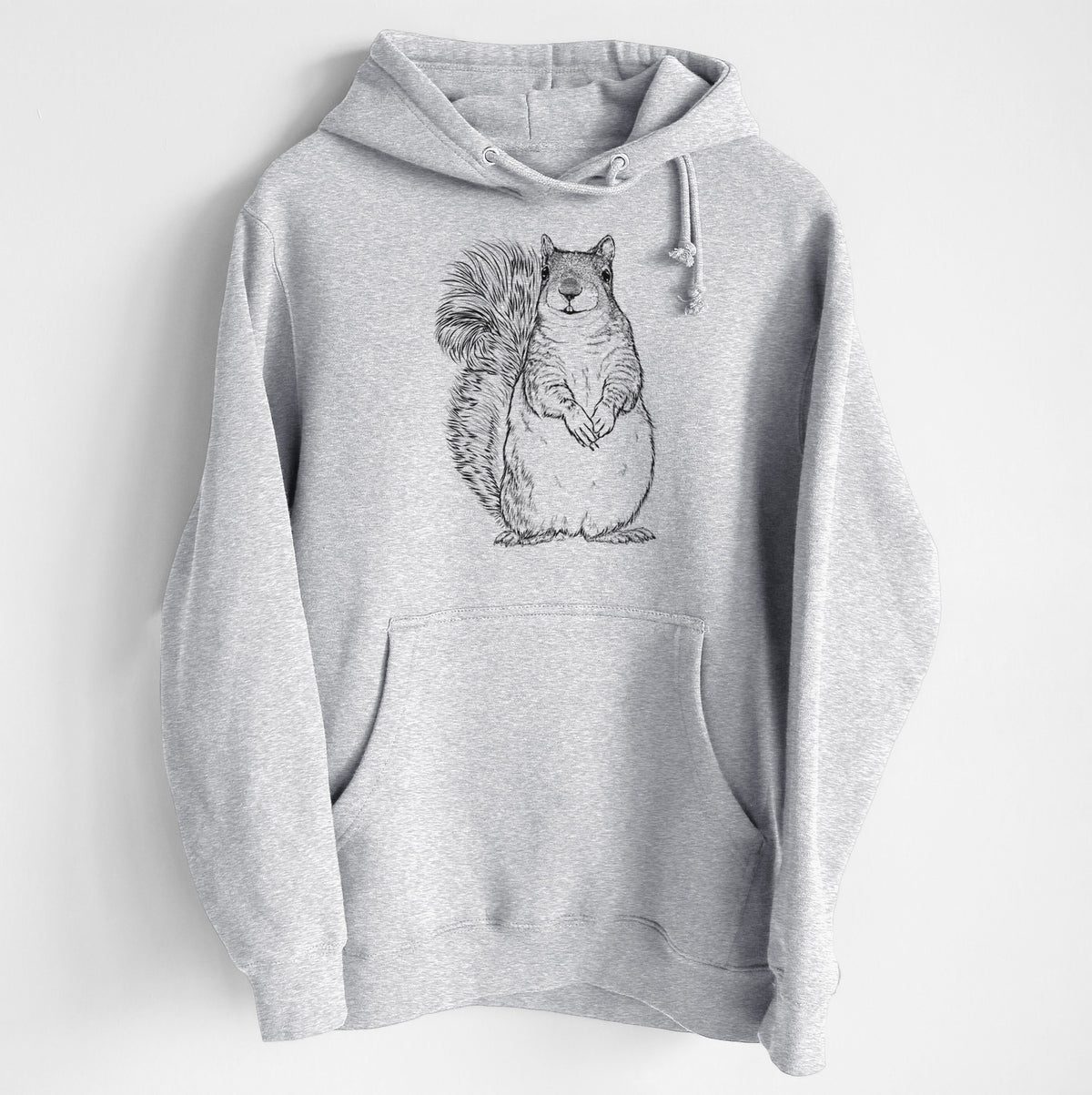 Western Grey Squirrel - Sciurus griseus - Heavyweight Fleece Hoodie