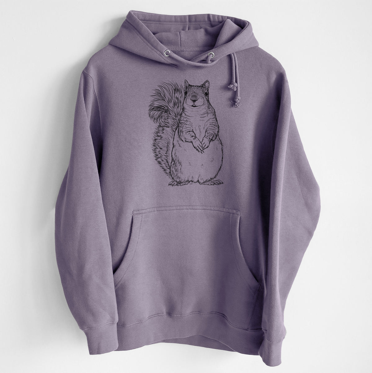 Western Grey Squirrel - Sciurus griseus - Heavyweight Fleece Hoodie