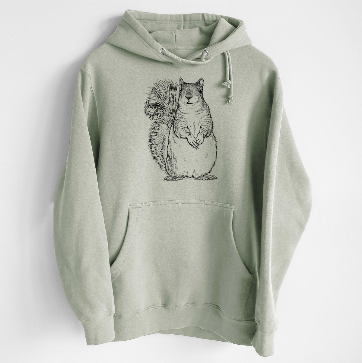 Western Grey Squirrel - Sciurus griseus - Heavyweight Fleece Hoodie
