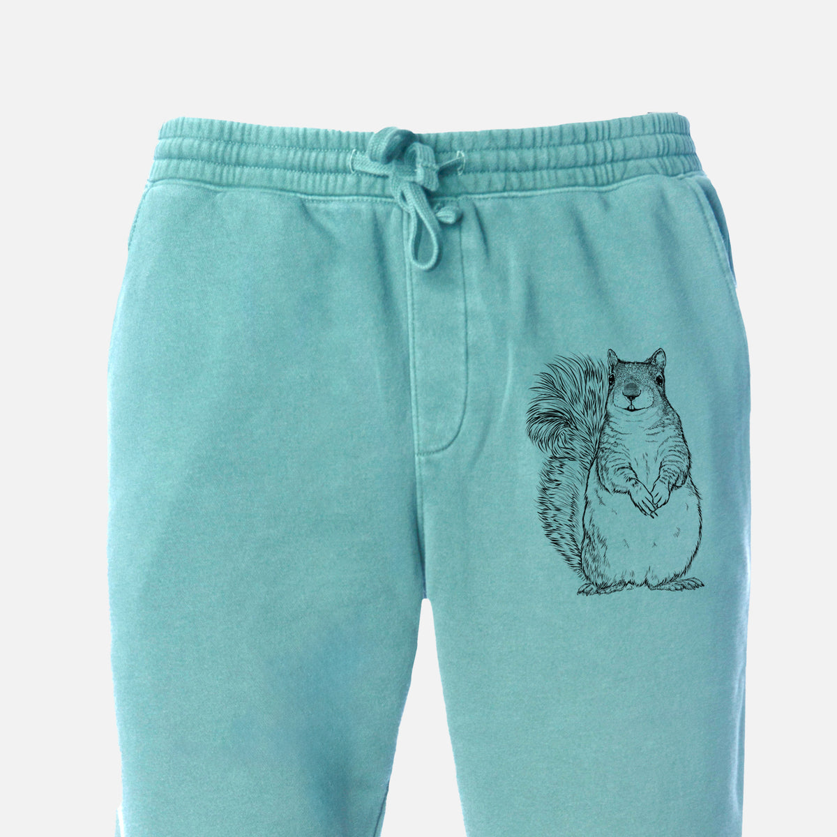 Western Grey Squirrel - Sciurus griseus - Unisex Pigment Dyed Sweatpants