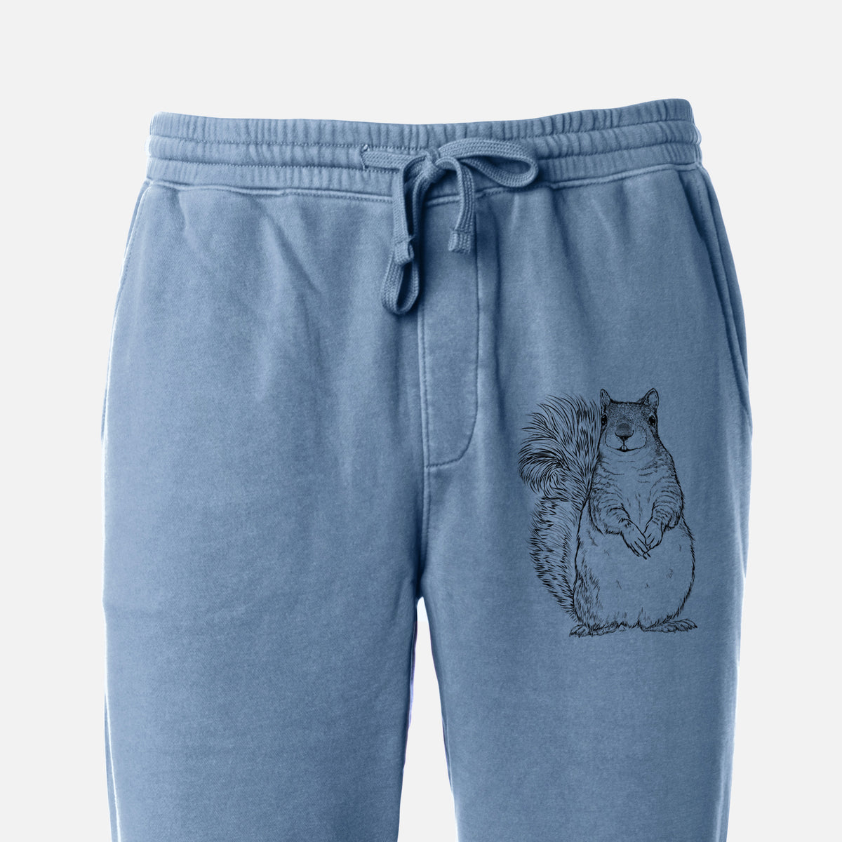 Western Grey Squirrel - Sciurus griseus - Unisex Pigment Dyed Sweatpants