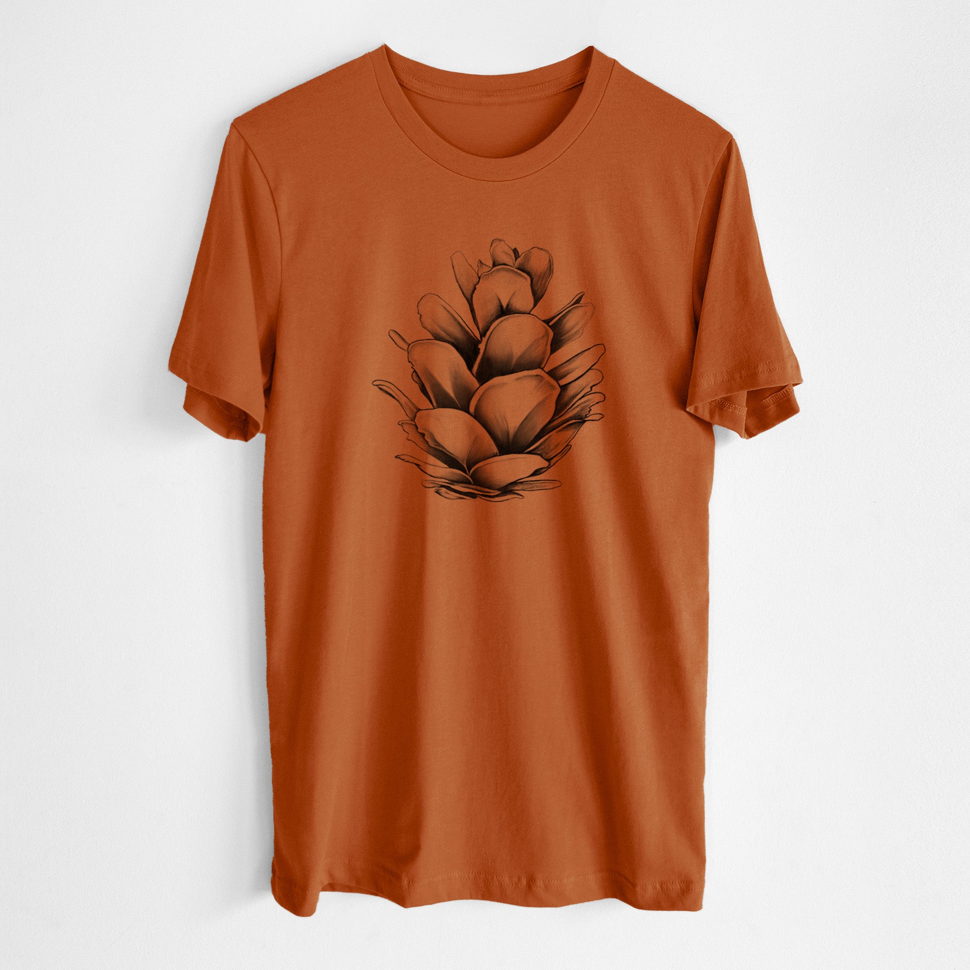 Tsuga heterophylla - Western Hemlock Pine Cone - Lightweight 100% Cotton Unisex Crewneck