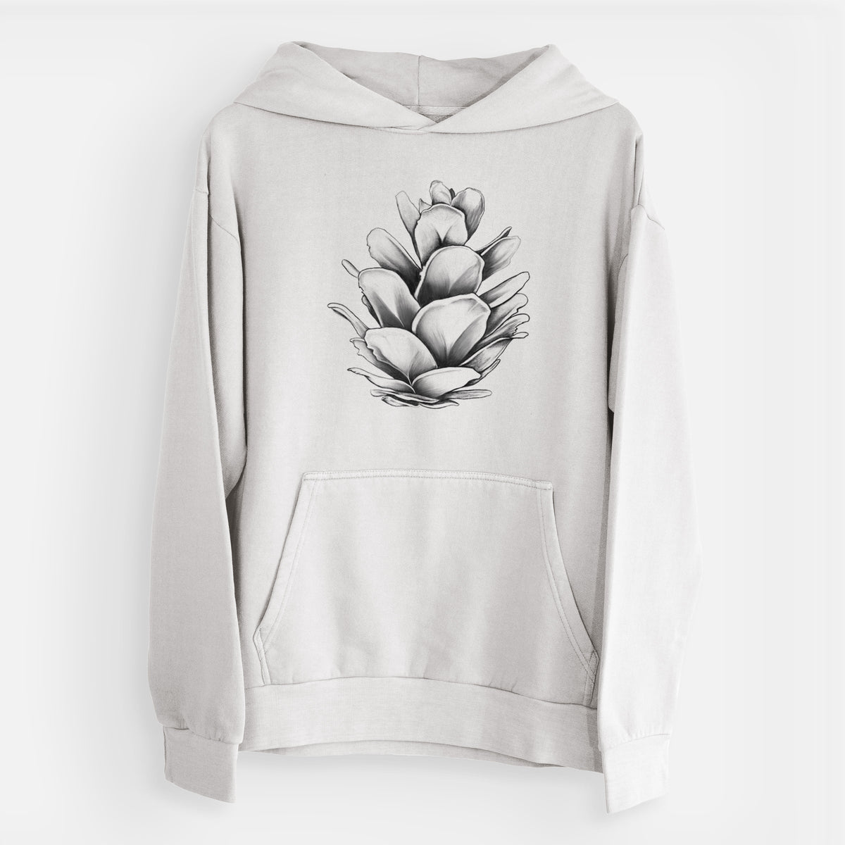 Tsuga heterophylla - Western Hemlock Pine Cone  - Urban Heavyweight Hoodie