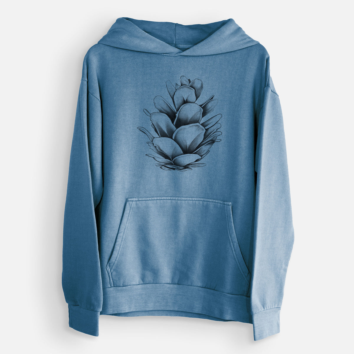 Tsuga heterophylla - Western Hemlock Pine Cone  - Urban Heavyweight Hoodie