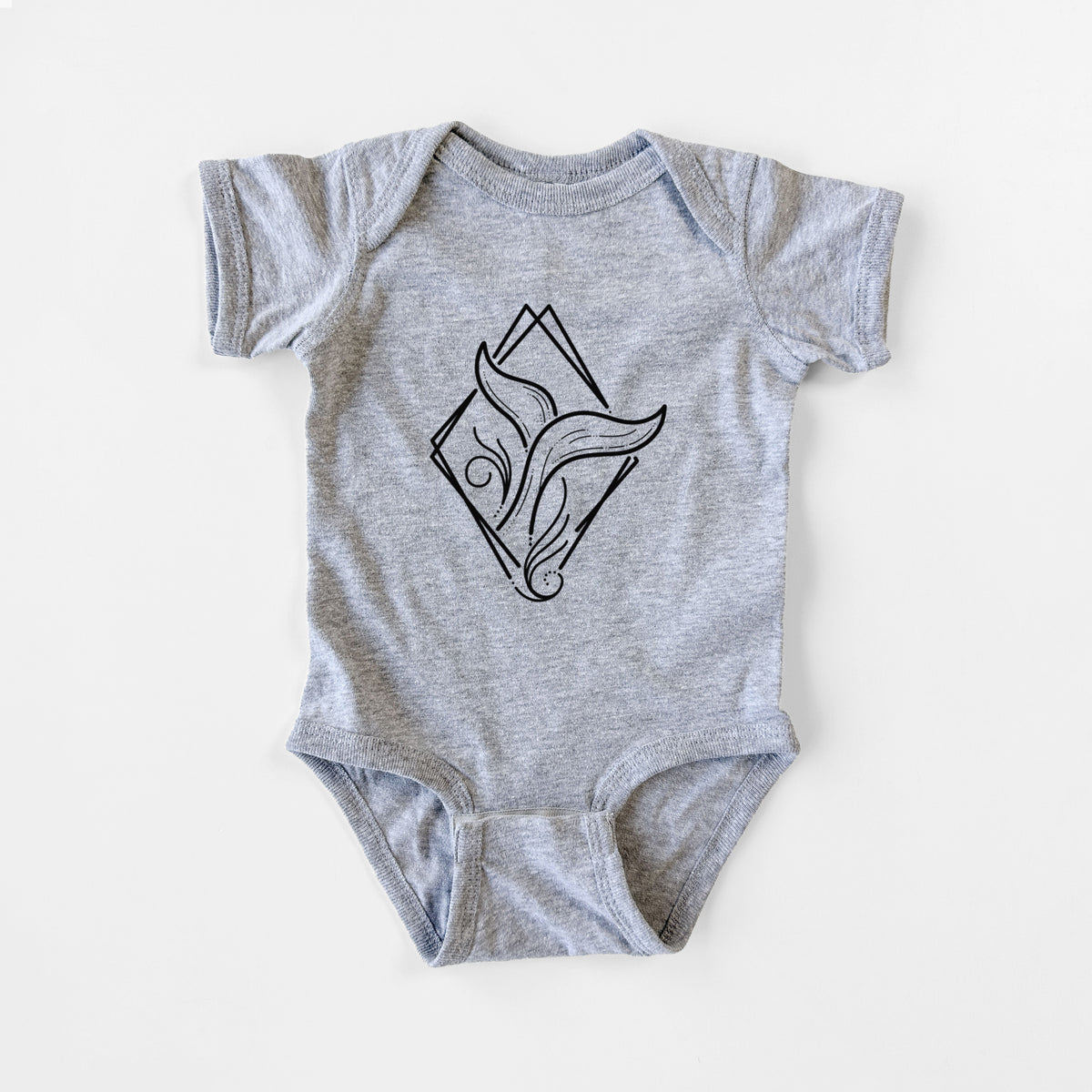 Whale Diamond - Baby Fine Jersey Bodysuit