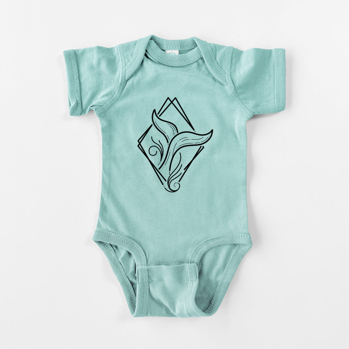 Whale Diamond - Baby Fine Jersey Bodysuit