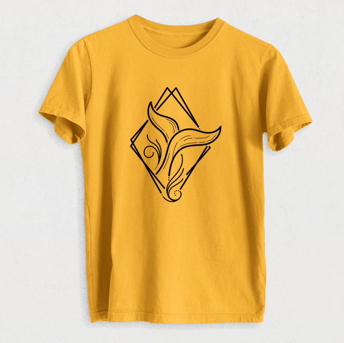 Whale Diamond - Heavyweight Men&#39;s 100% Organic Cotton Tee