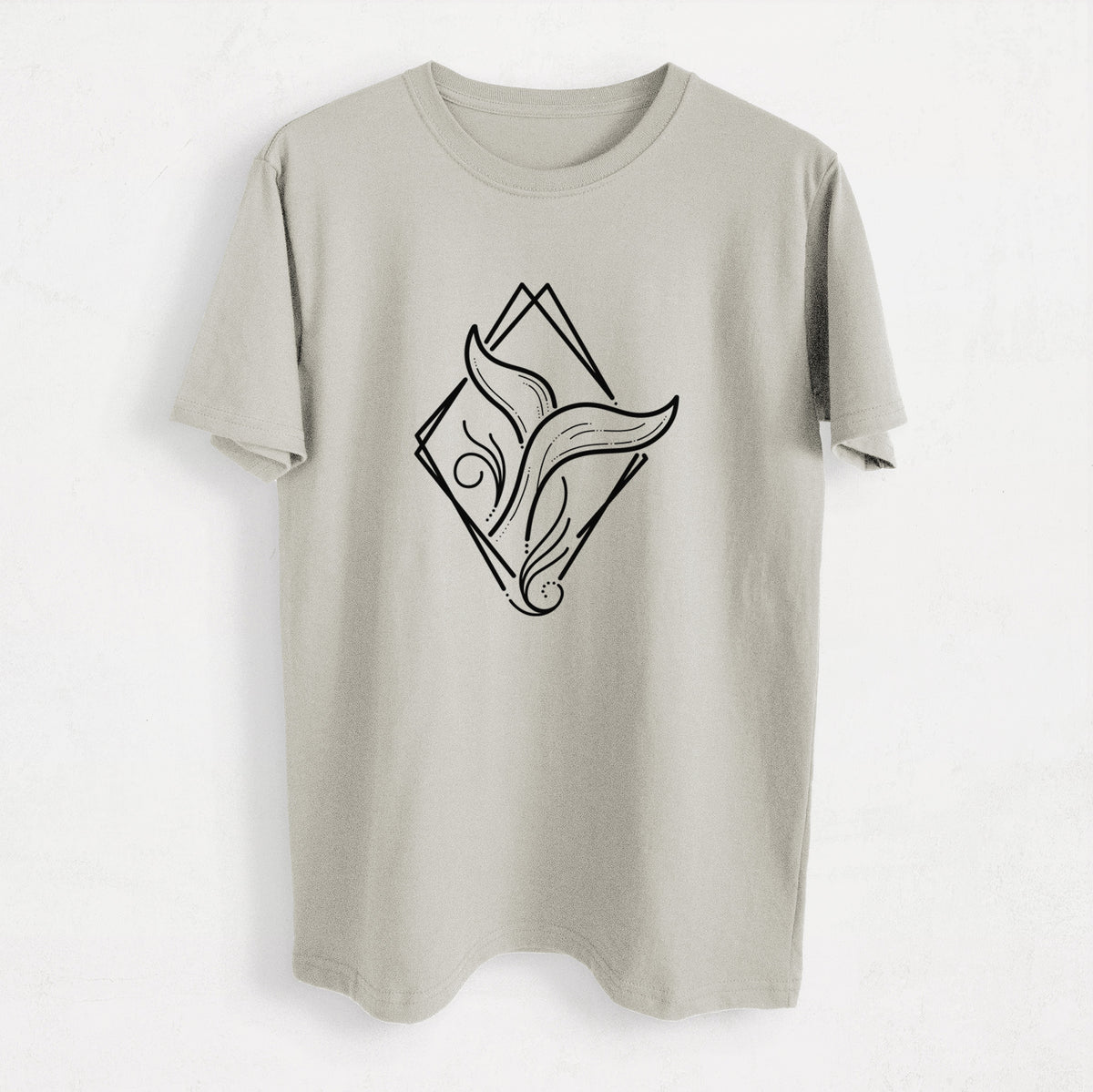Whale Diamond - Heavyweight Men&#39;s 100% Organic Cotton Tee
