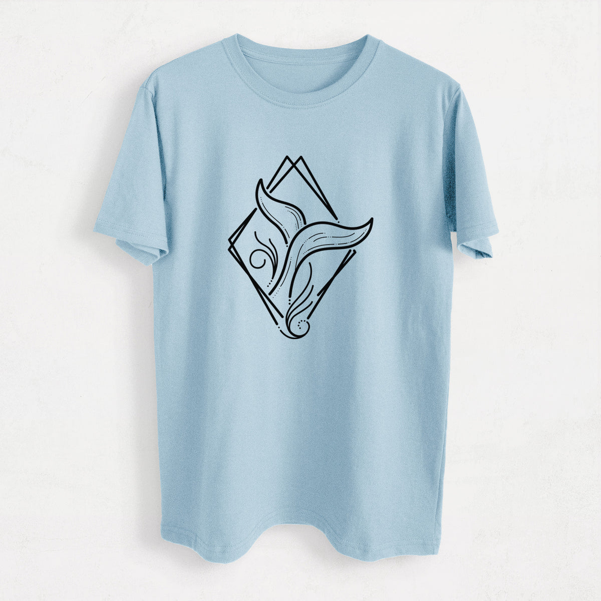Whale Diamond - Heavyweight Men&#39;s 100% Organic Cotton Tee