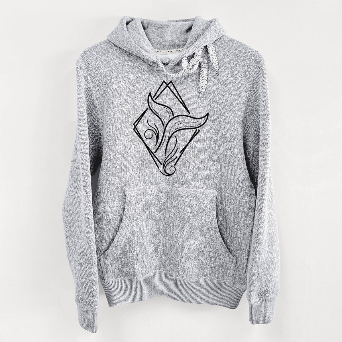 Whale Diamond - Knit Hoodie