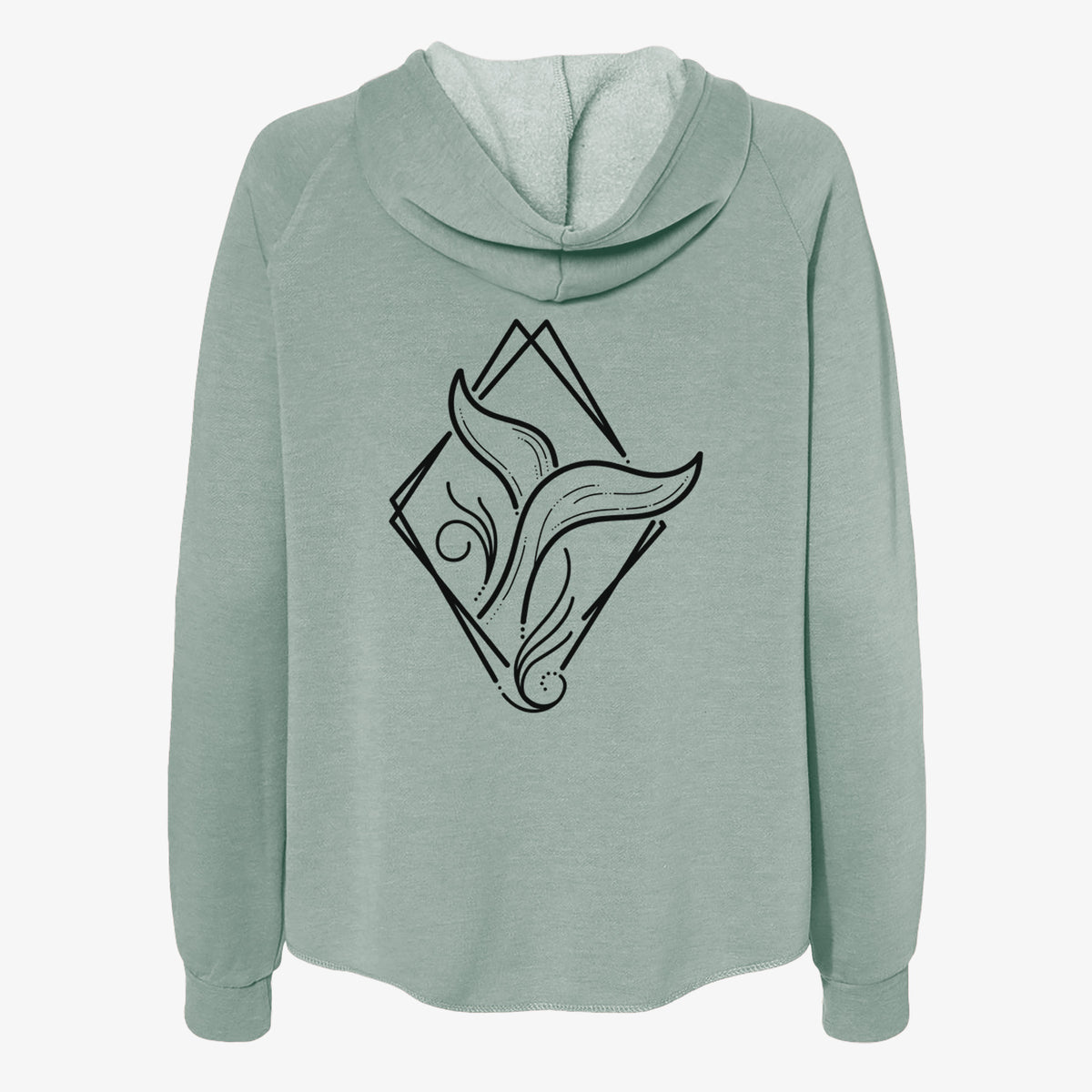 Whale Diamond - Women's Cali Wave Zip-Up Sweatshirt
