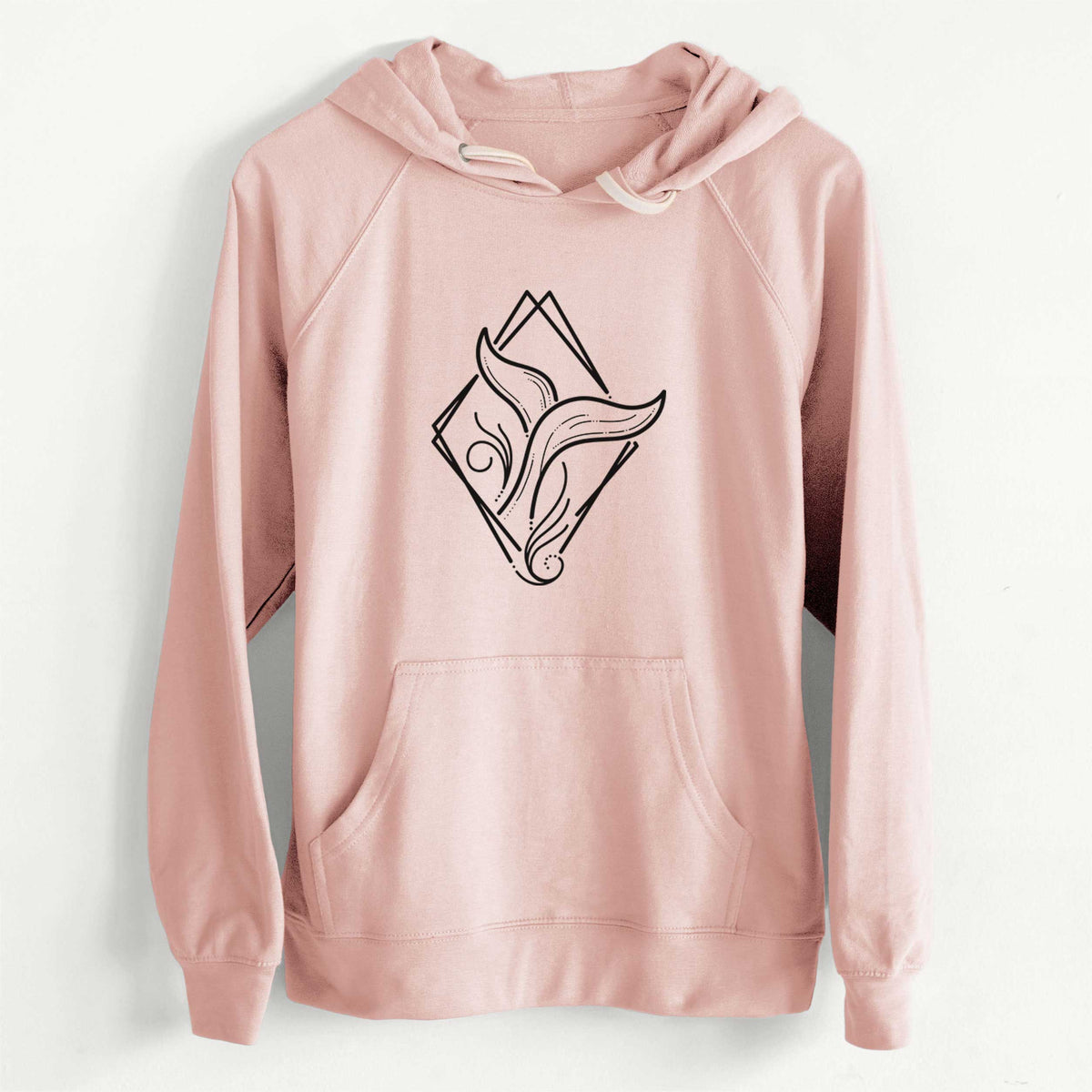 CLEARANCE - Whale Diamond  - Unisex Slim Fit Loopback Terry Hoodie