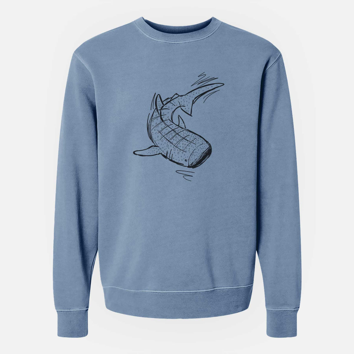 Whale Shark - Unisex Pigment Dyed Crew Sweatshirt