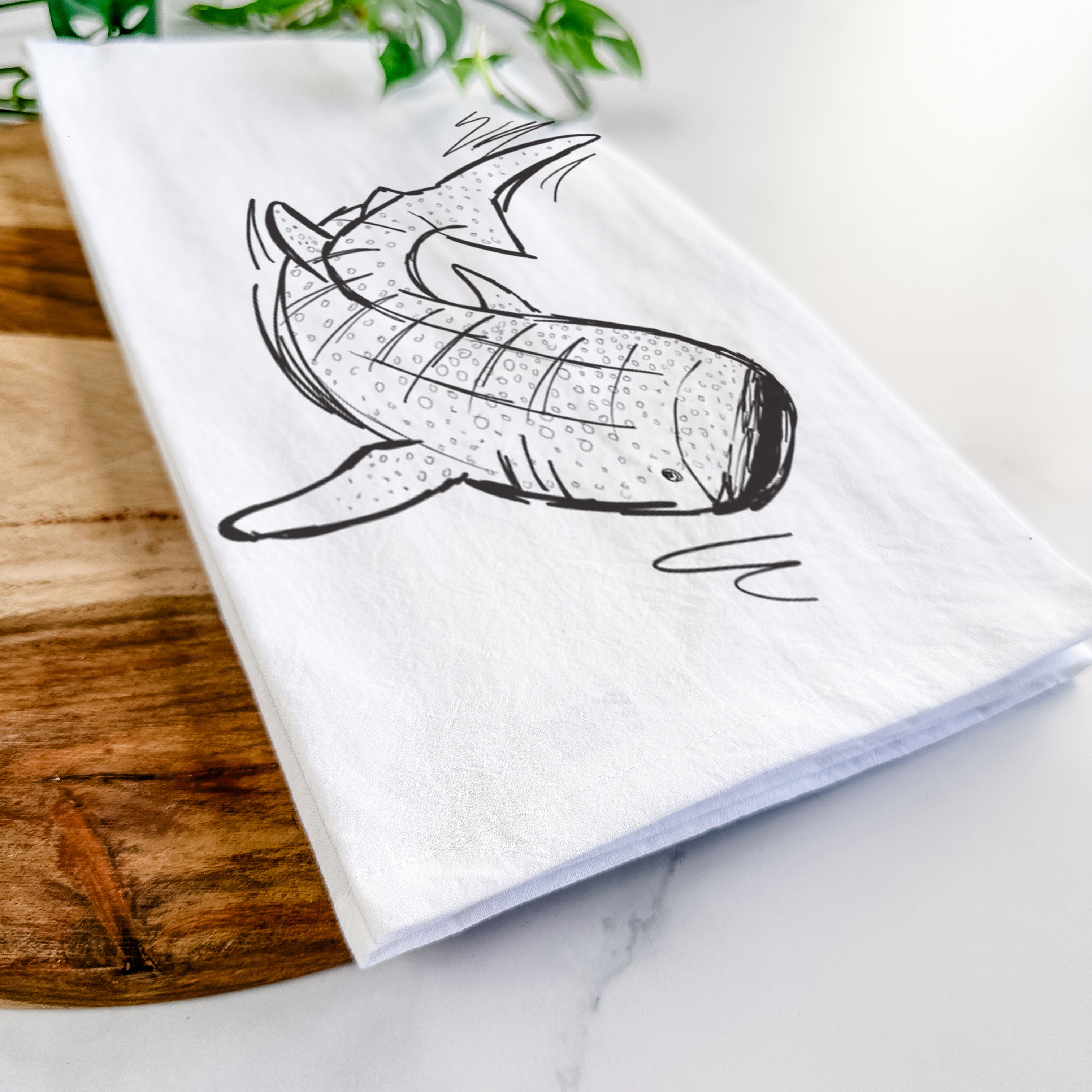 Whale Shark Tea Towel