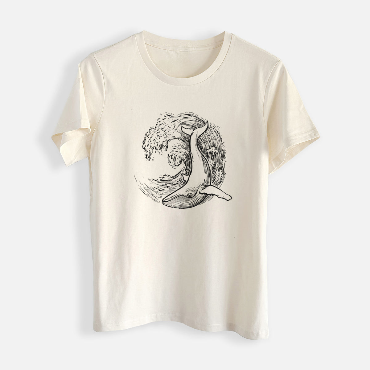 Whale Wave - Womens Everyday Maple Tee