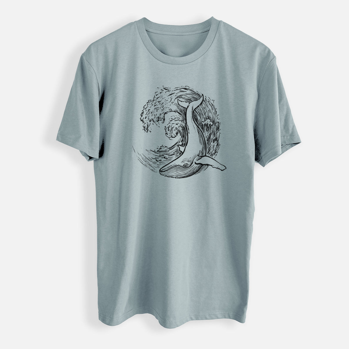 Whale Wave - Mens Everyday Staple Tee
