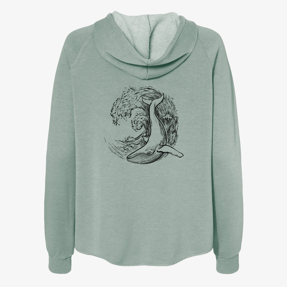 Whale Wave - Women's Cali Wave Zip-Up Sweatshirt