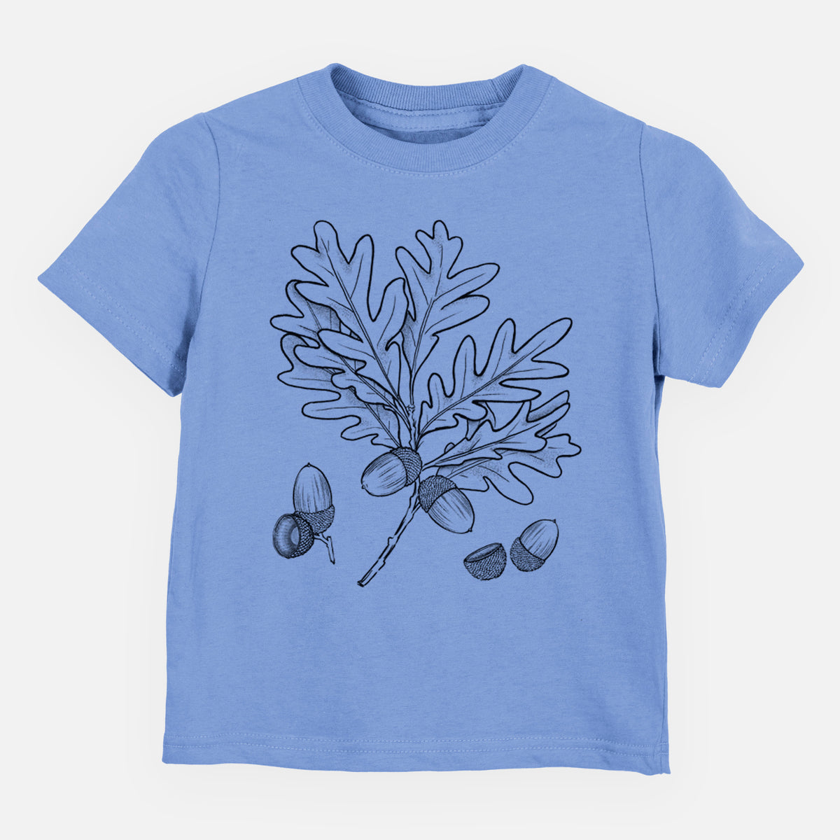 White Oak Branch with Acorns - Quercus alba - Toddler/Youth Shirt
