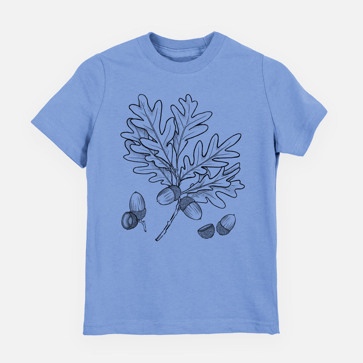 White Oak Branch with Acorns - Quercus alba - Toddler/Youth Shirt