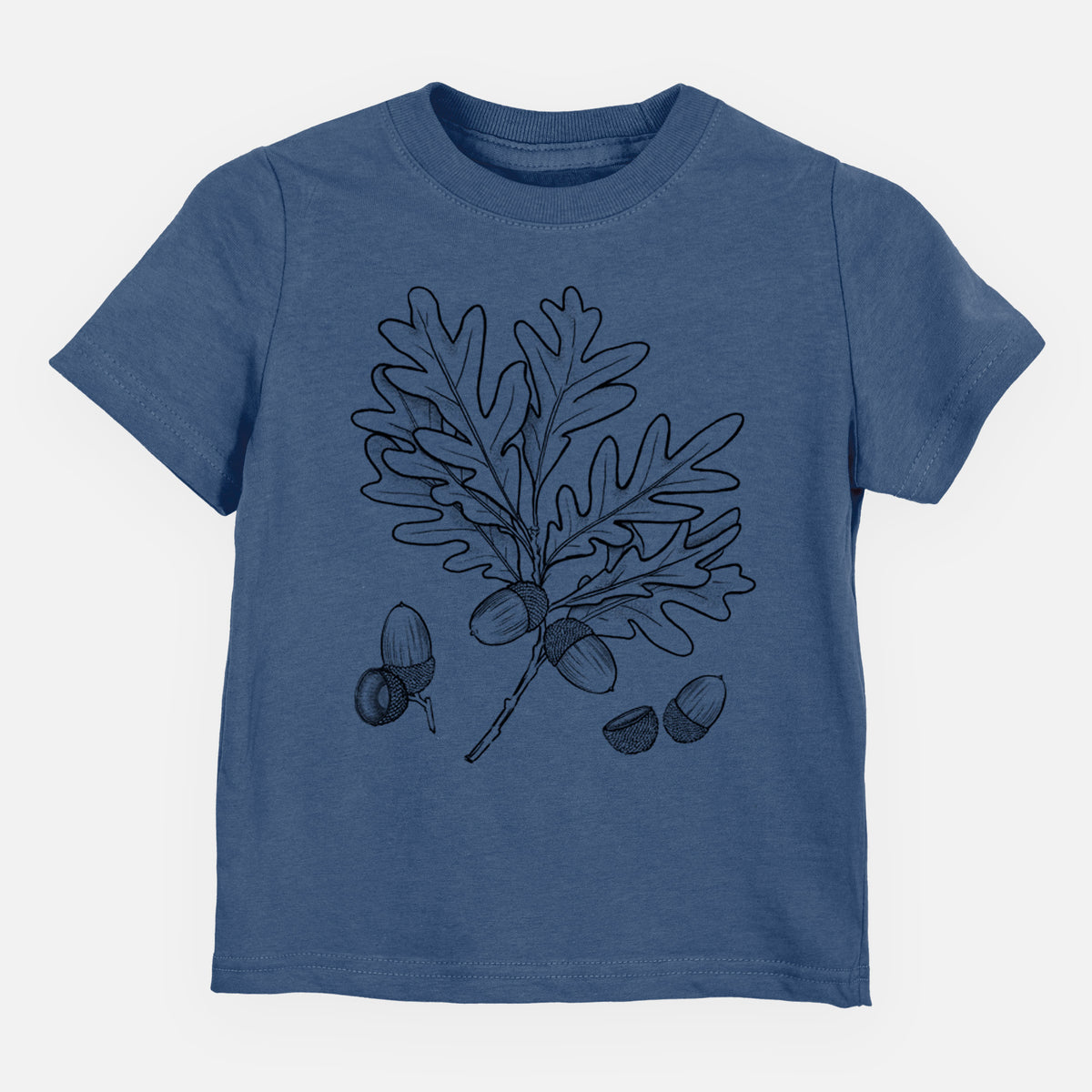 White Oak Branch with Acorns - Quercus alba - Toddler/Youth Shirt
