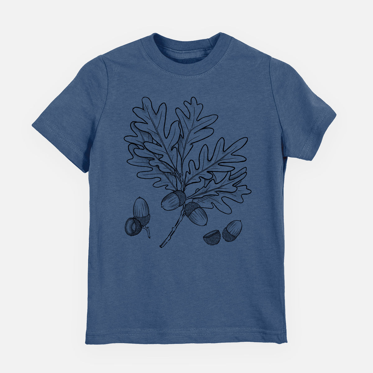 White Oak Branch with Acorns - Quercus alba - Toddler/Youth Shirt