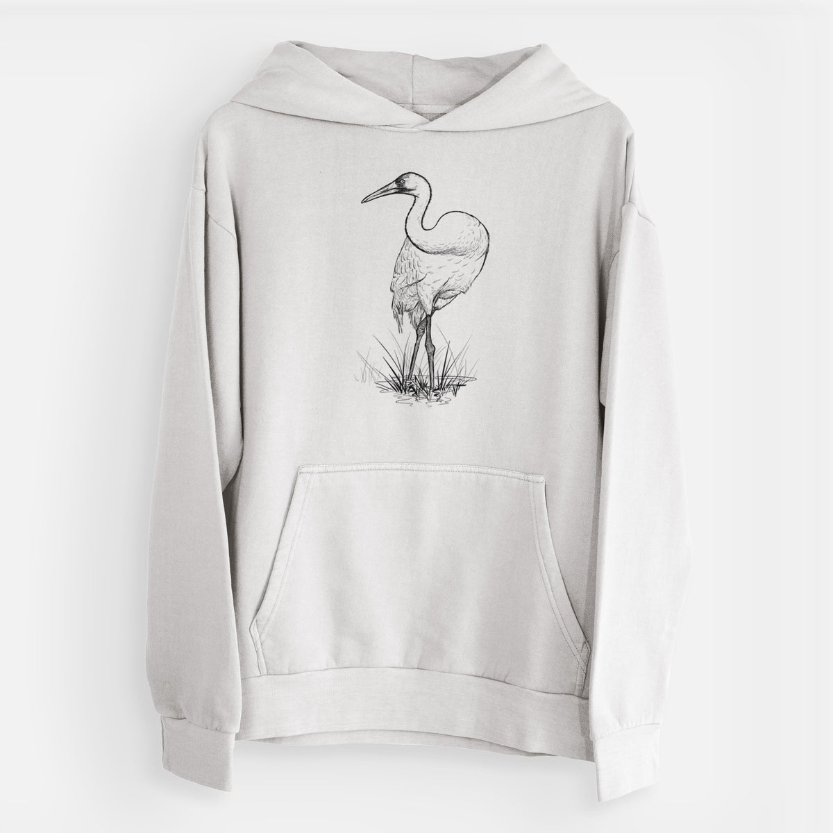 Whooping Crane - Grus americana  - Urban Heavyweight Hoodie